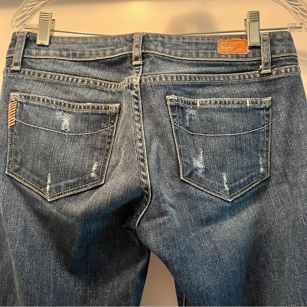PAIGE Laurel Canyon Low Rise Bootcut Jeans Size 27 Y2K - Picture 14 of 15